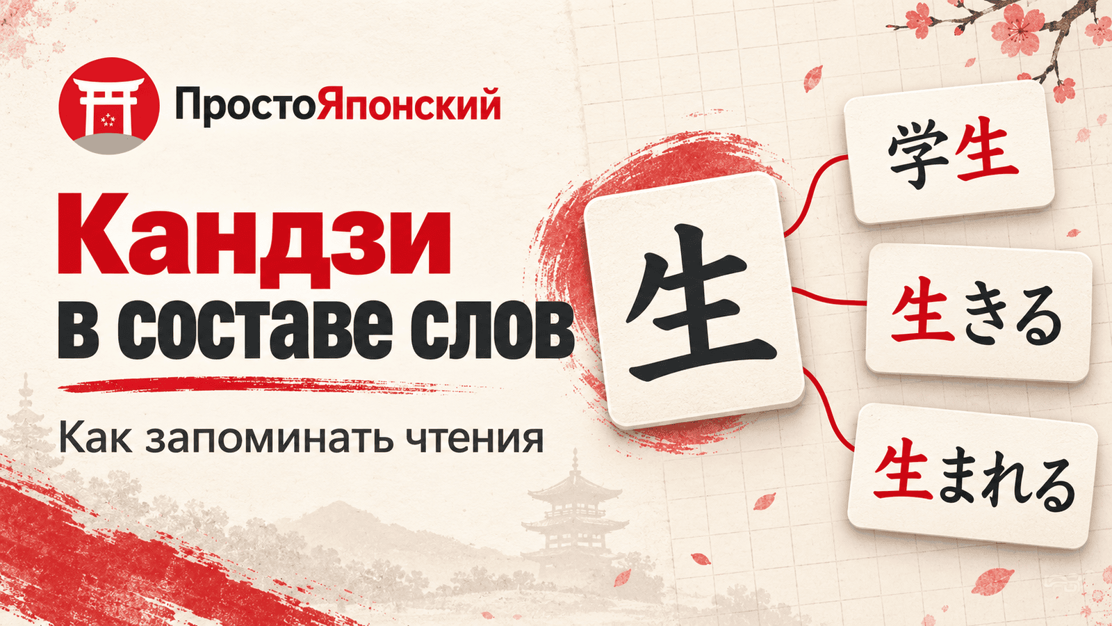 Как учить кандзи в составе японских слов