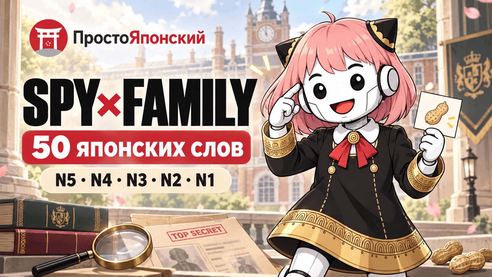SPY×FAMILY: 50 японских слов из аниме