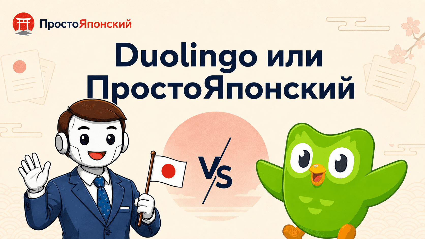 Сравнение Duolingo и ПростоЯпонский для изучения японского