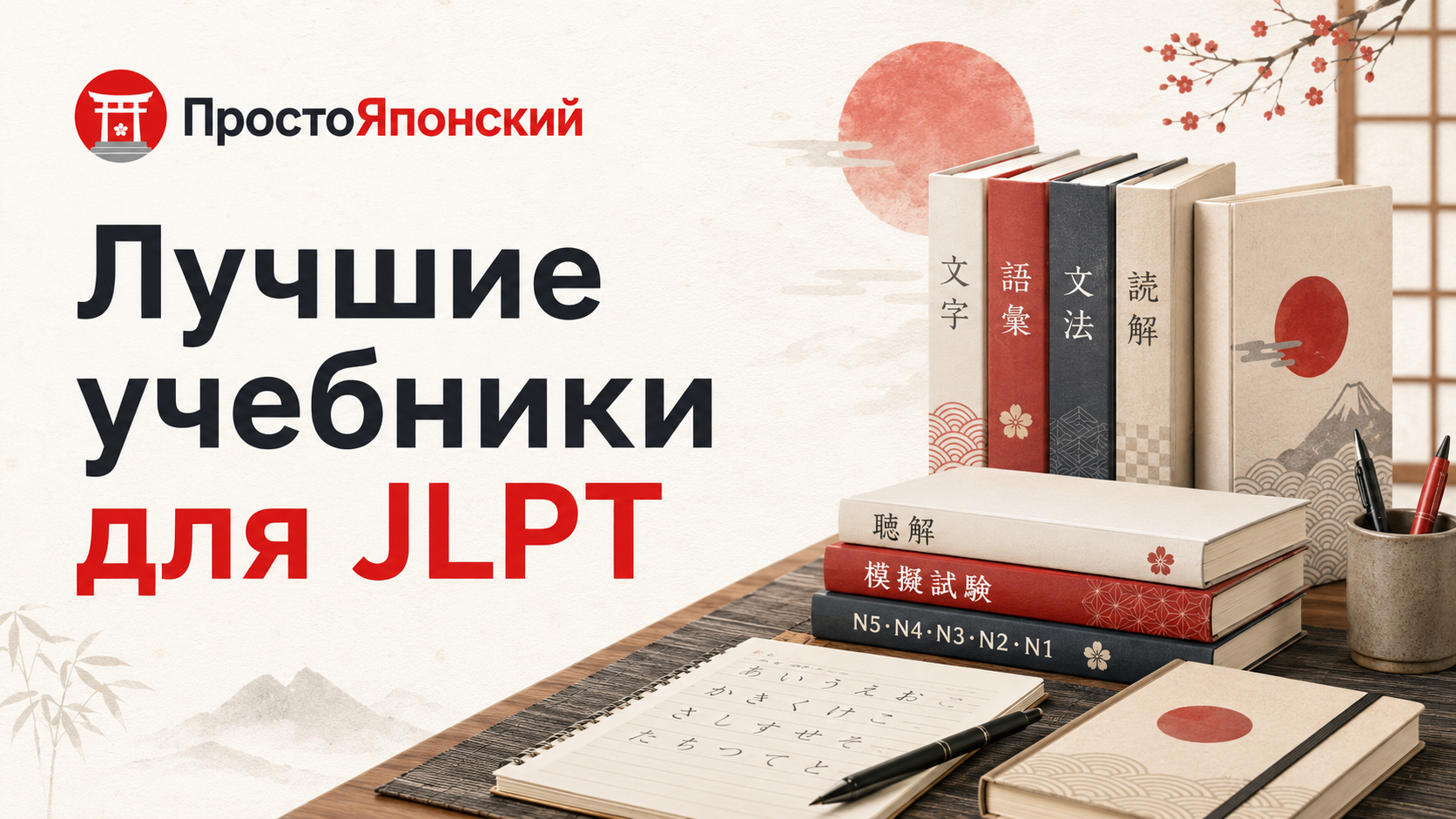 Лучшие учебники для подготовки к JLPT N5–N1