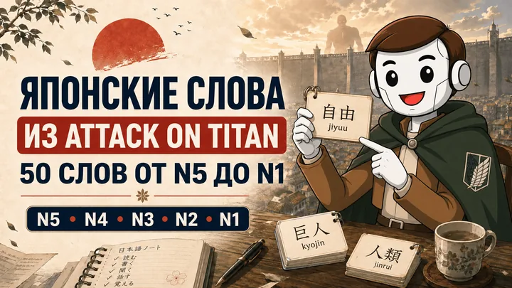 Японская лексика по мотивам Attack on Titan и 進撃の巨人